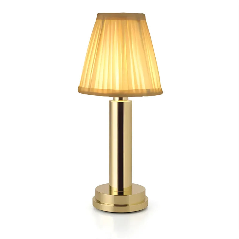 Lampe de table en tissu