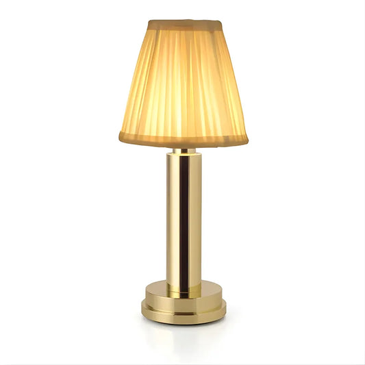 Lampe de table en tissu