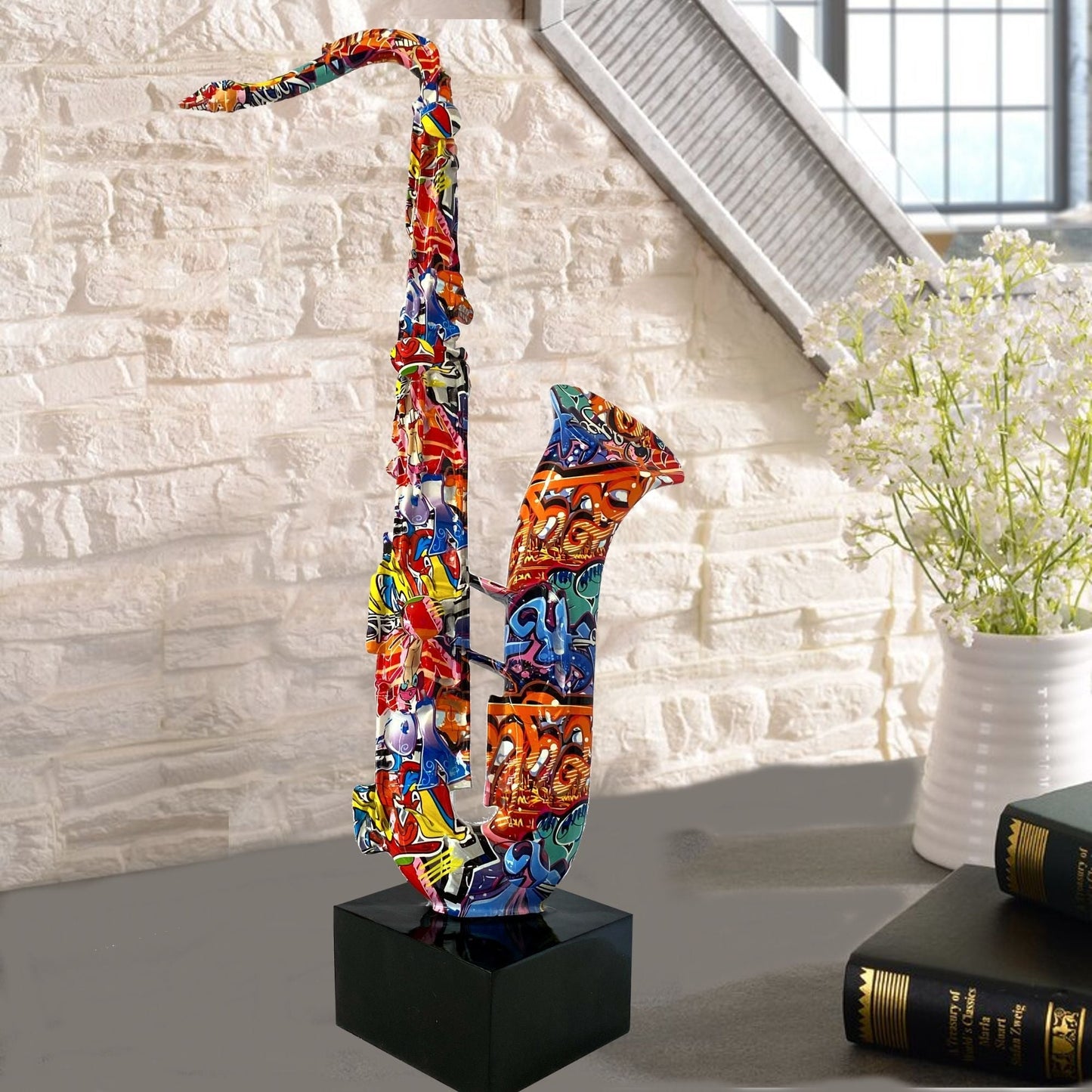 Sculpture en Résine - Saxophone