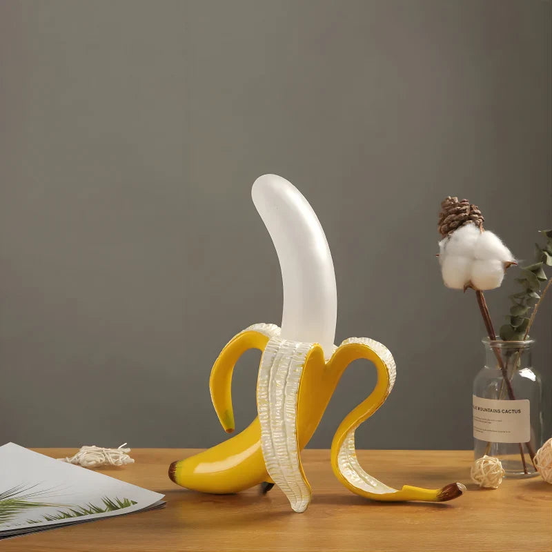 Lampe de table banane