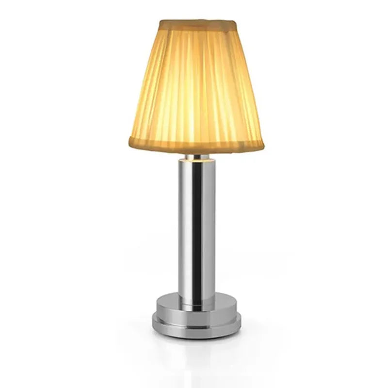 Lampe de table en tissu