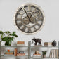 Horloge Murale Ronde 24” Ferme Blanche