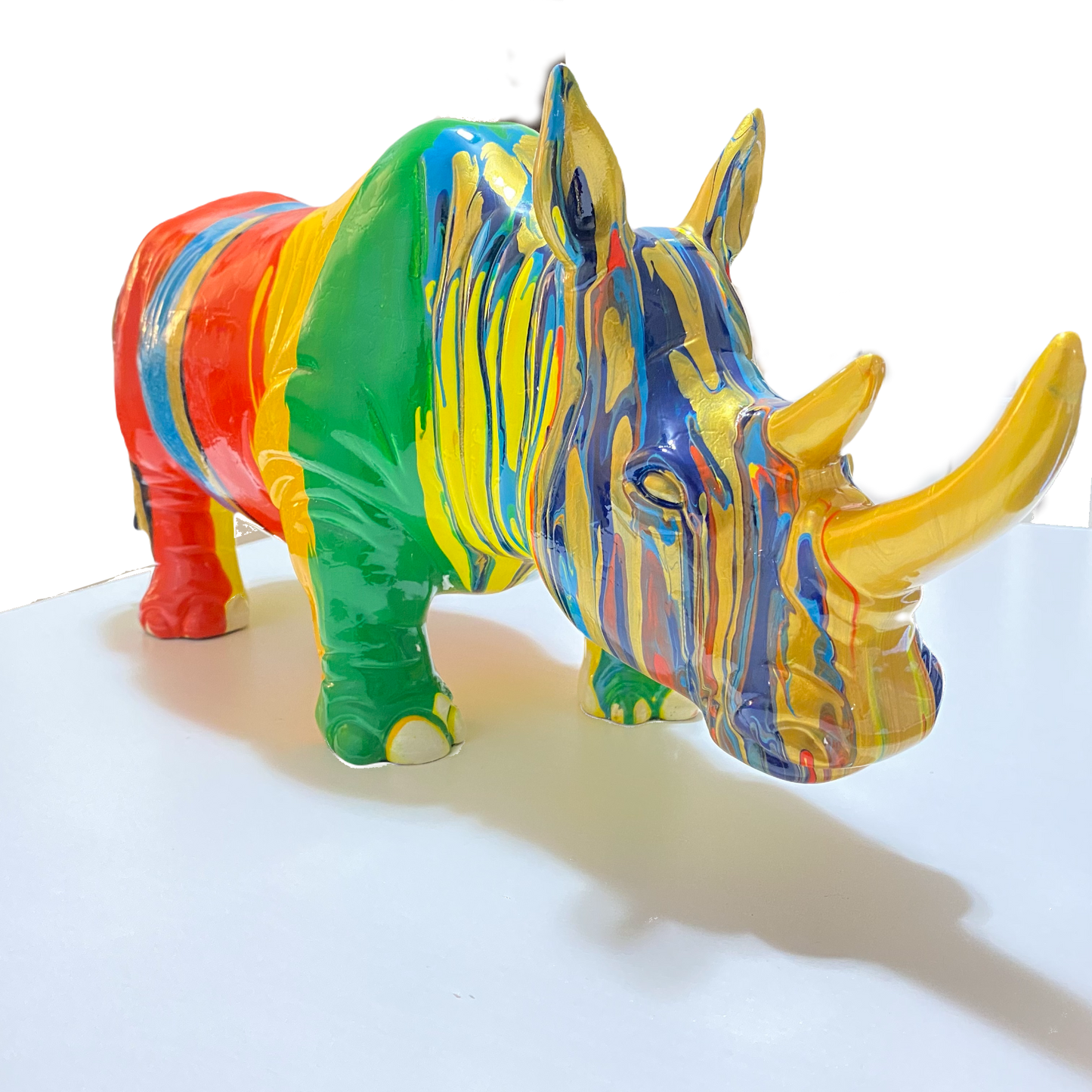 Sculpture en Résine - Rhinocéros