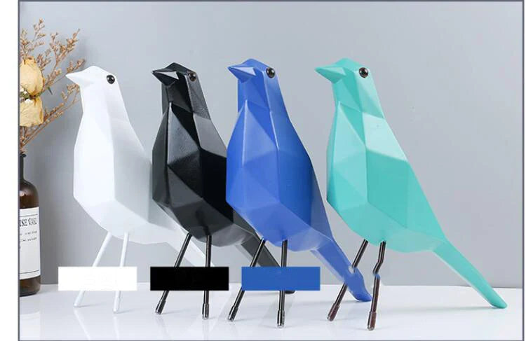 Oiseau resine origami