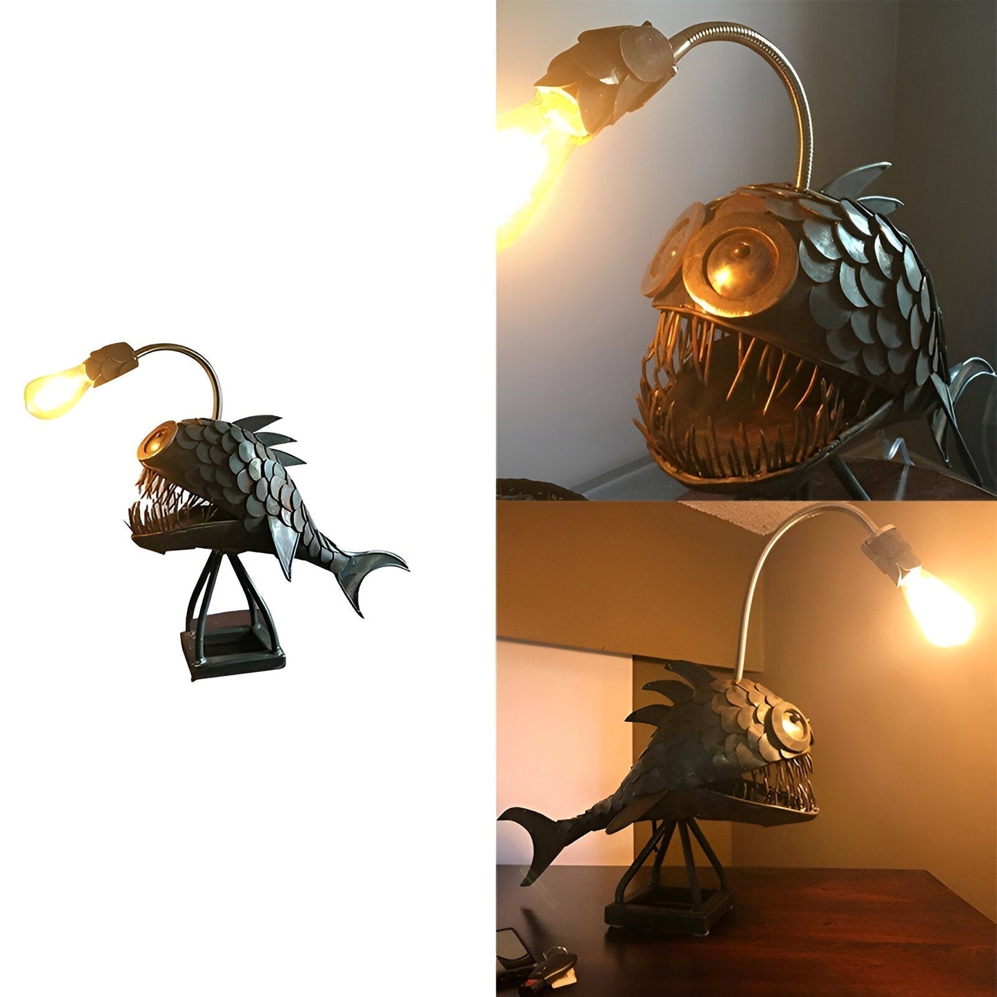 Lampe de poisson pêcheur