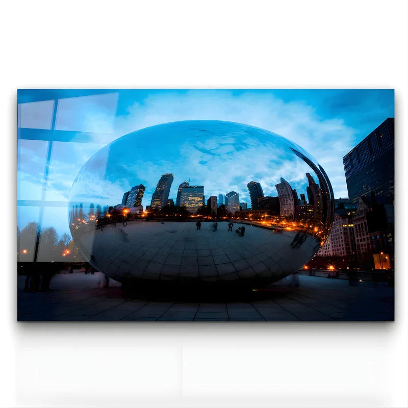 Tableau Paysage: Miroir de Chicago