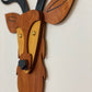 Sculpture Murale en Bois - Cerf