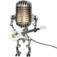 Lampe de Bureau Robot Microphone Vintage