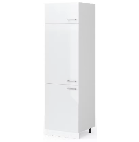 Armoire pour Frigo Blanc Brillant