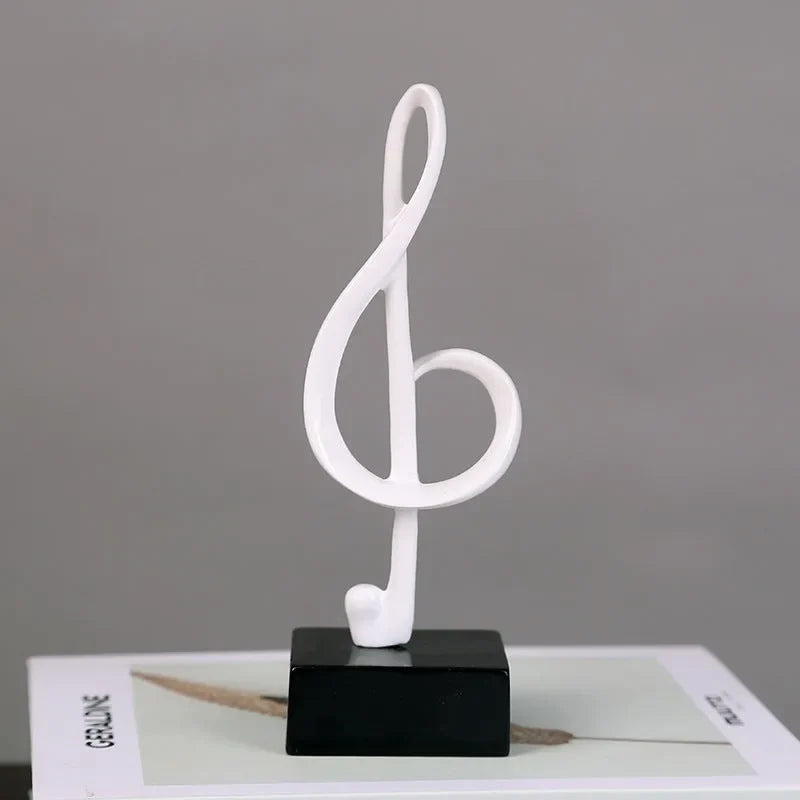 Sculpture Contemporaine Note de Musique Design