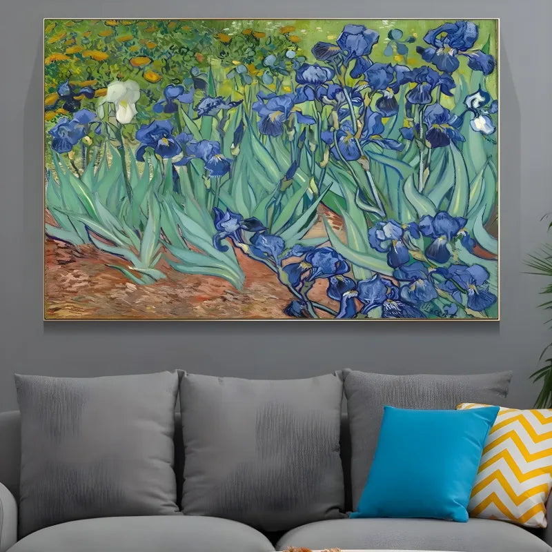 Tableau Paysage: IRIS De Vincent Van Gogh