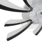 Ventilateur de plafond créatif de 78 cm avec lumières LED