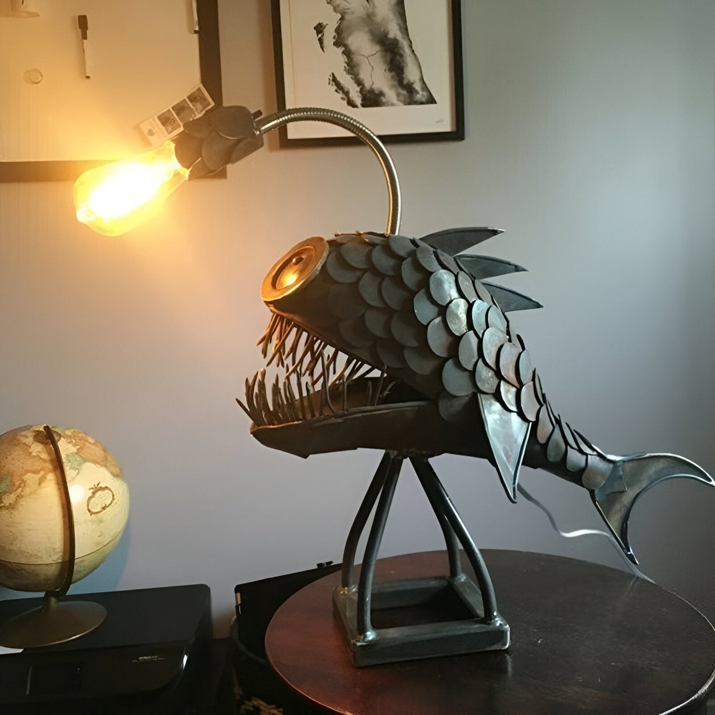 Lampe de poisson pêcheur