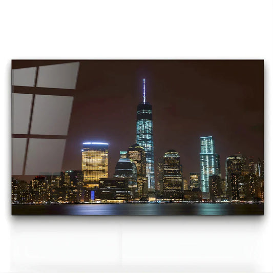 Tableau Paysage: New York la nuit