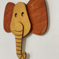 Sculpture Murale en Bois - Éléphant