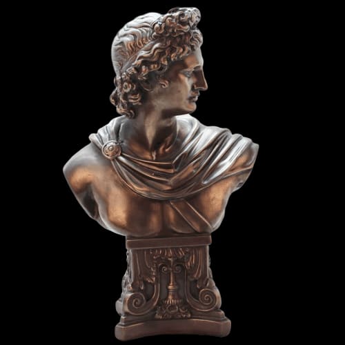 Statue Apollon Effet Bronze