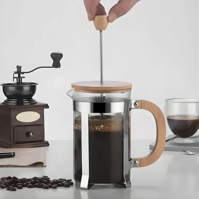 Cafetière Italienne à Piston Polyvalente et Durable