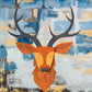 Sculpture Murale en Bois - Cerf