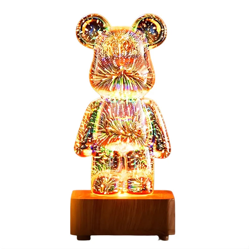 Lampe ours scintillant