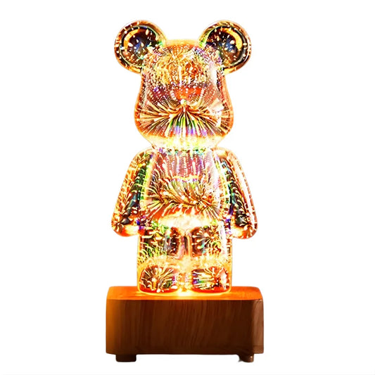 Lampe ours scintillant