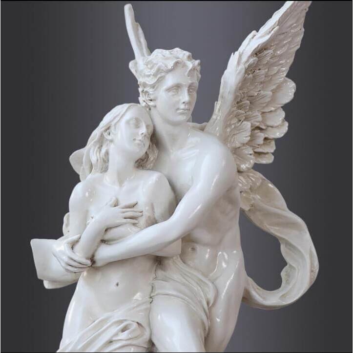 Statue Psyché et Cupidon