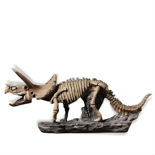 Sculpture Moderne Statue Triceratops Squelette