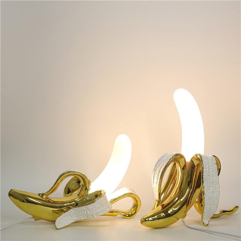 Lampe de table banane