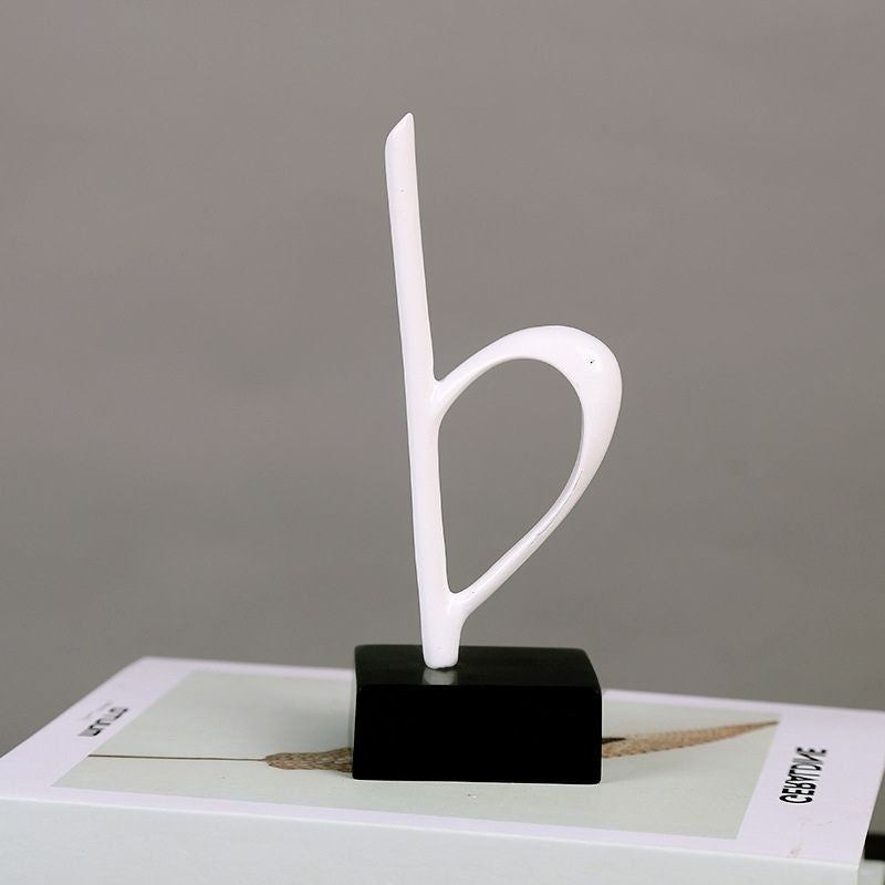 Sculpture Contemporaine Note de Musique Design