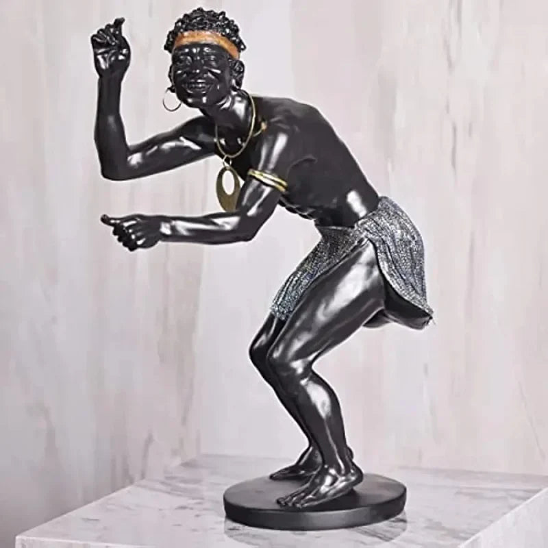 Statuette Guerrier Africain