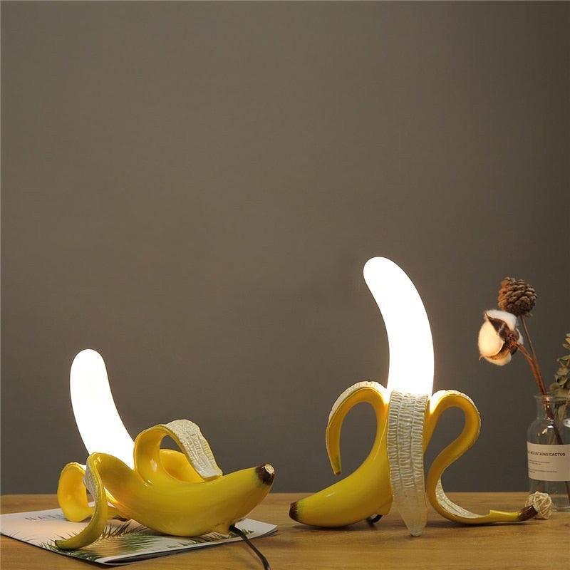 Lampe de table banane