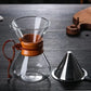 Cafetière Filtre Manuelle Élégante en Verre