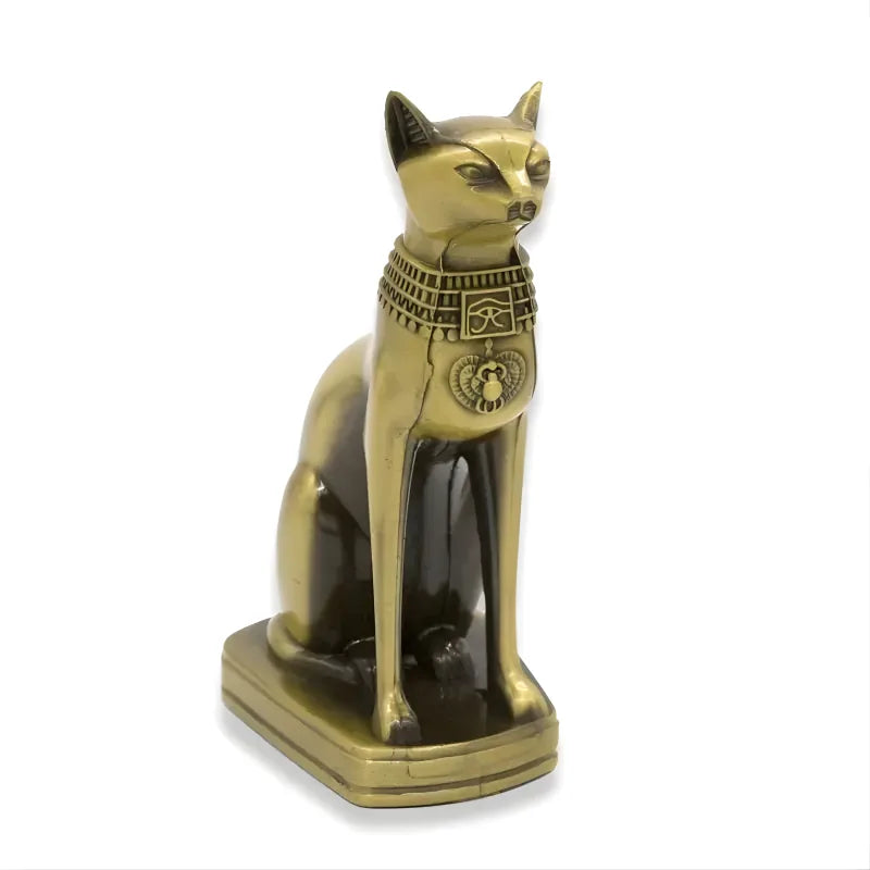 Statue Bastet Egypte Effet Bronze