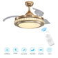 Lampe Ventilateur de Plafond Cristal 42”