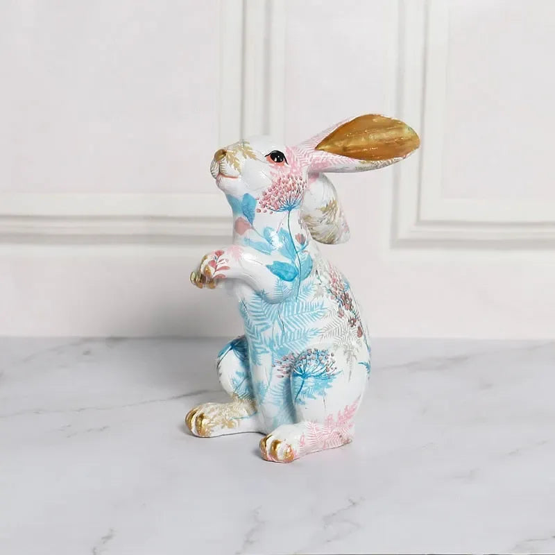 Statue Lapin Pastel