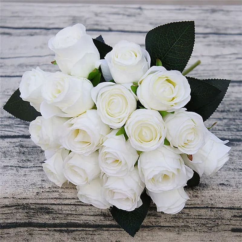 Bouquet de Rose Mariage Blanc