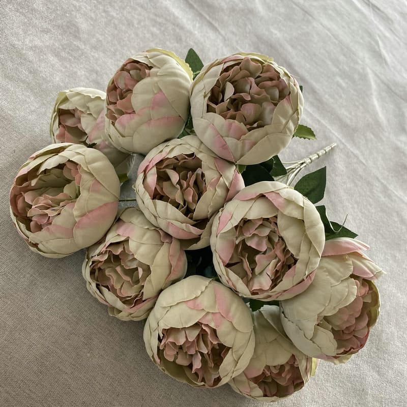 Bouquet de 10 Pivoines Artificielles