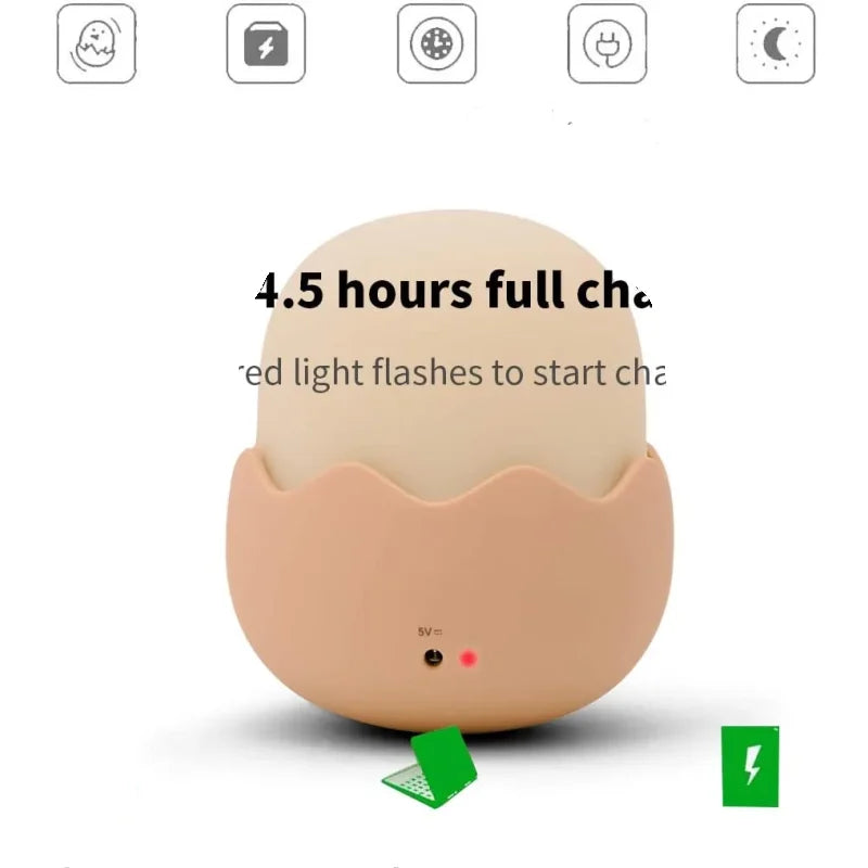 Veilleuse à brancher en silicone pour enfants