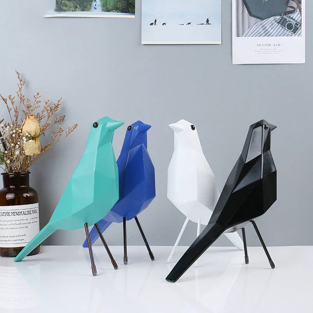 Oiseau resine origami