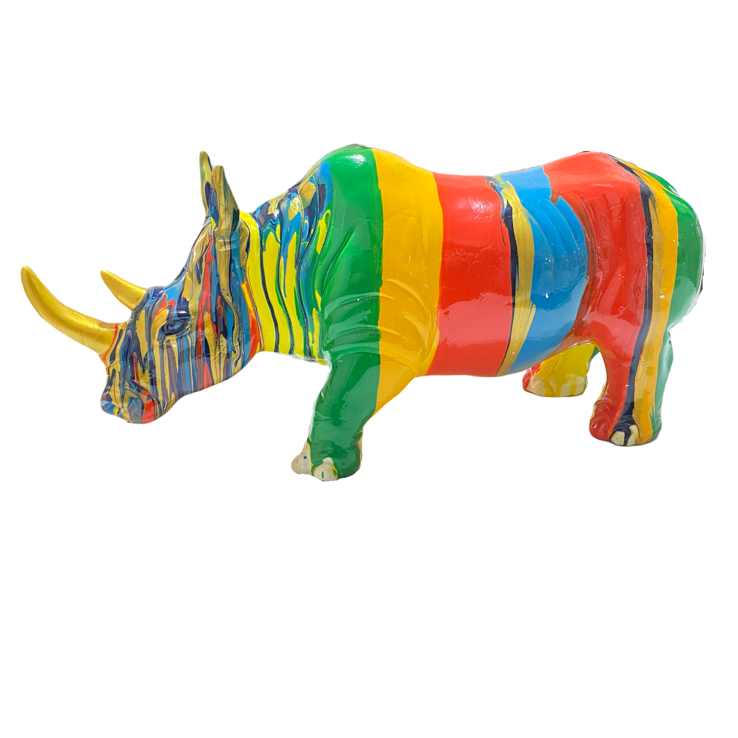 Sculpture en Résine - Rhinocéros