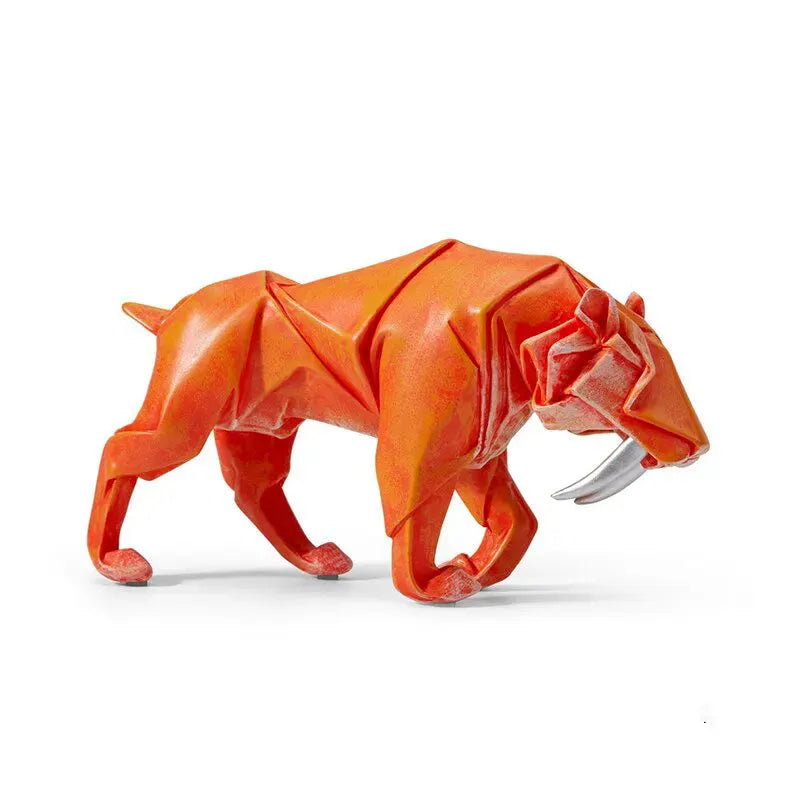 Statuette Tigre Origami