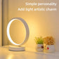 Lampe de table de chevet LED circulaire