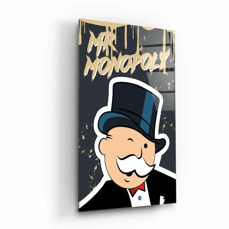 Tableau Personnage: Monsieur Monopoly Or