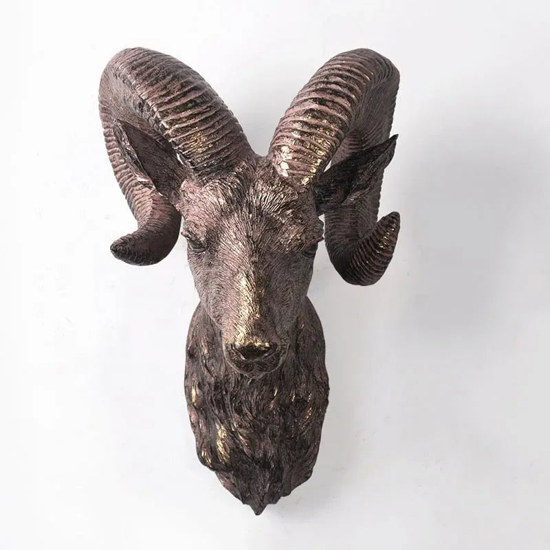 Sculpture Murale Animaux Mouflon