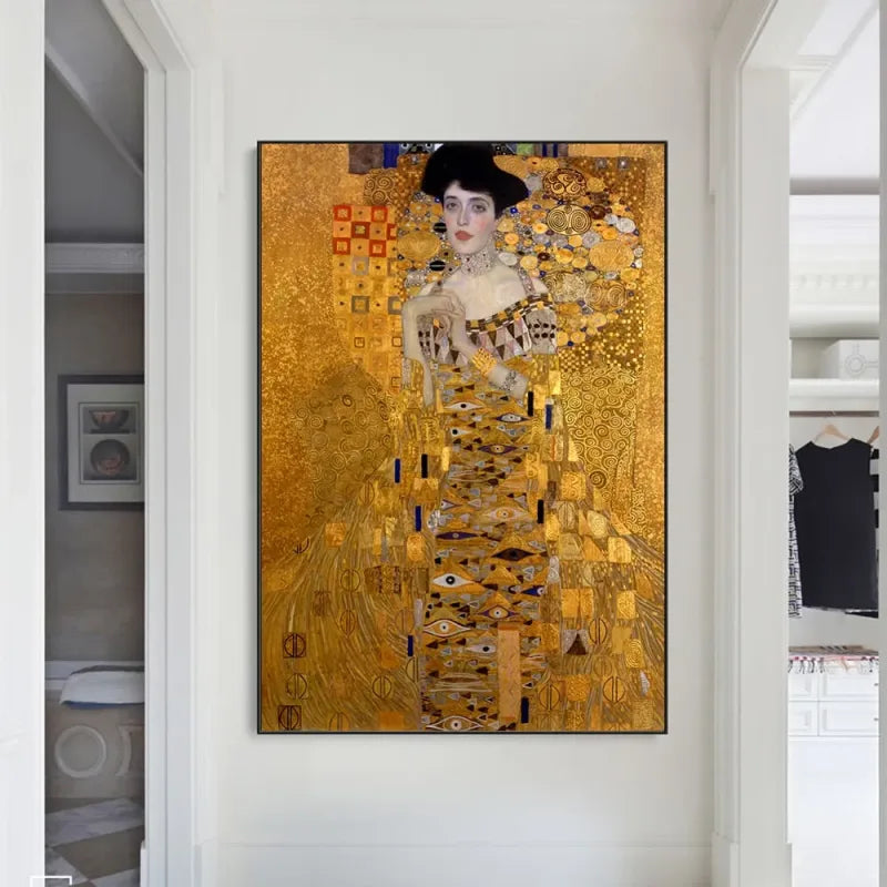 Tableau  ADÈLE BLOCH par Gustav Klimt IMPRESSION SUR TOILE