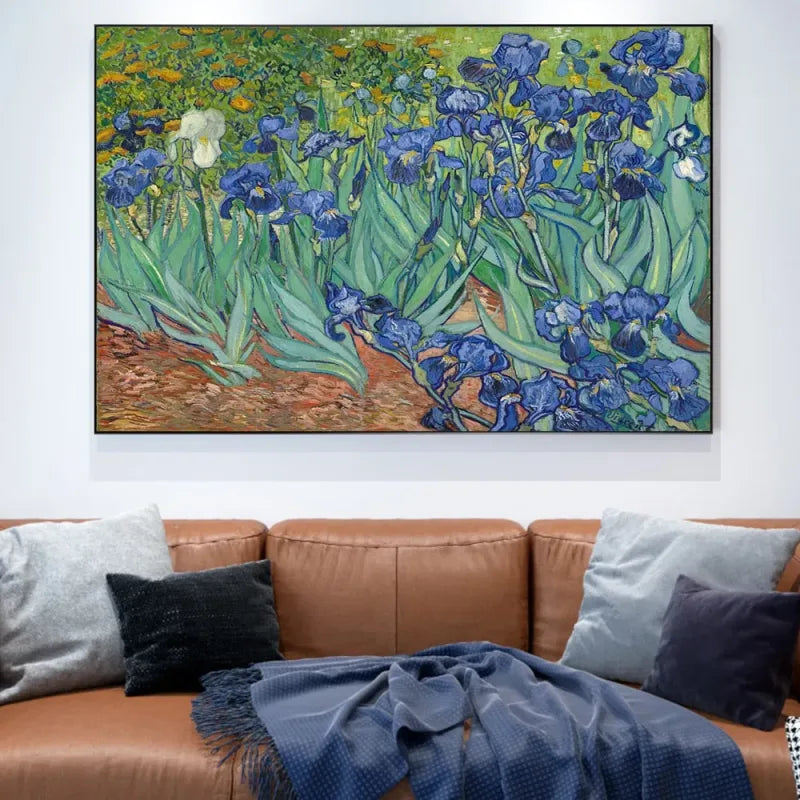 Tableau Paysage: IRIS De Vincent Van Gogh