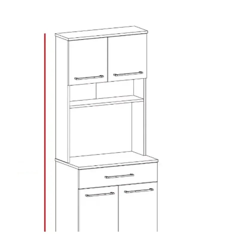 Armoire de Cuisine Blanc - Camelia