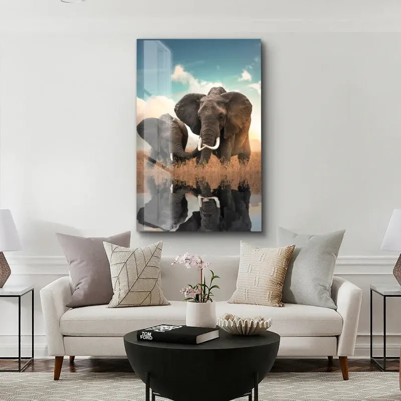 Tableau  AMOUR D'ÉLÉPHANT