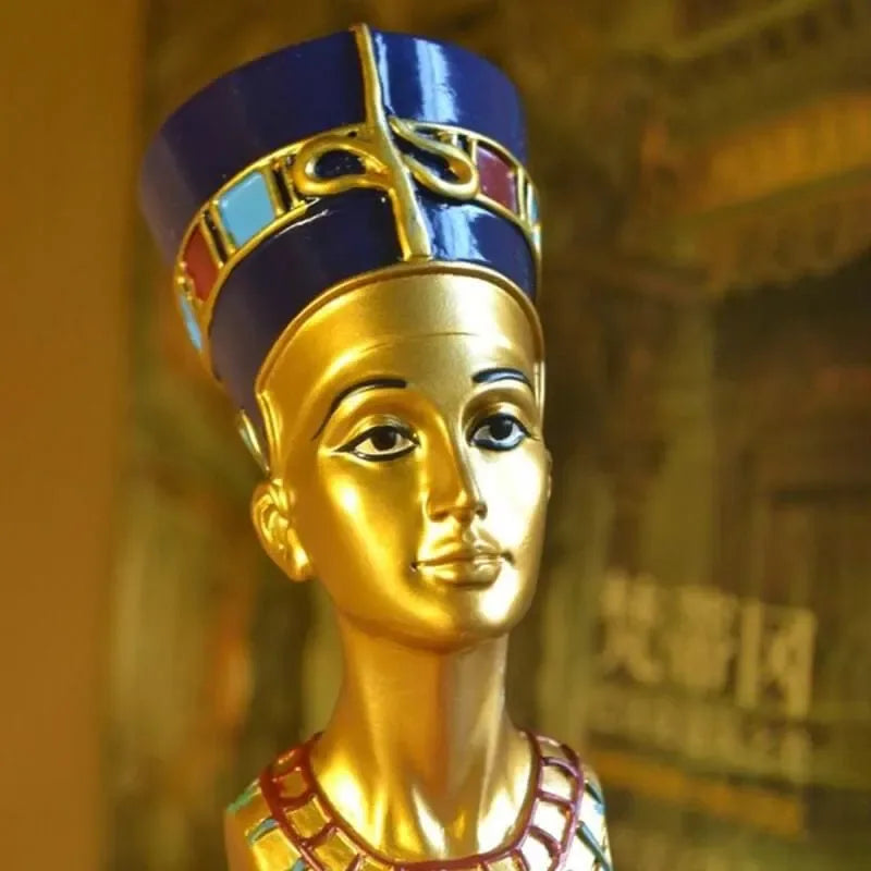 Statue Néfertiti Egypte Buste Deluxe