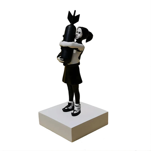 Sculpture Contemporaine  Statue Bomb Love Banksy