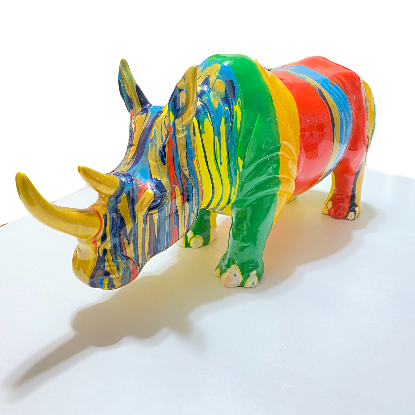 Sculpture en Résine - Rhinocéros